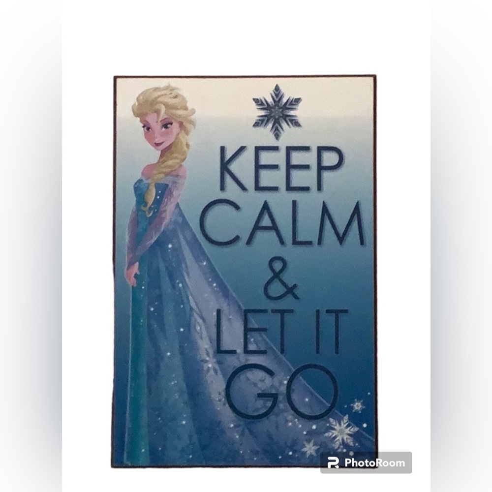 Keep calm and let it go frozen💙